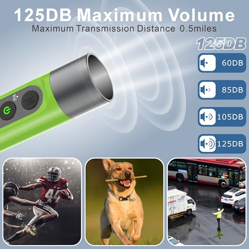 Electronic Whistle Highest IPX5 Maximum Sound 125db Battery 1000mAh Blue for Coaches Teacher, Sports Whistle - color: Light Green