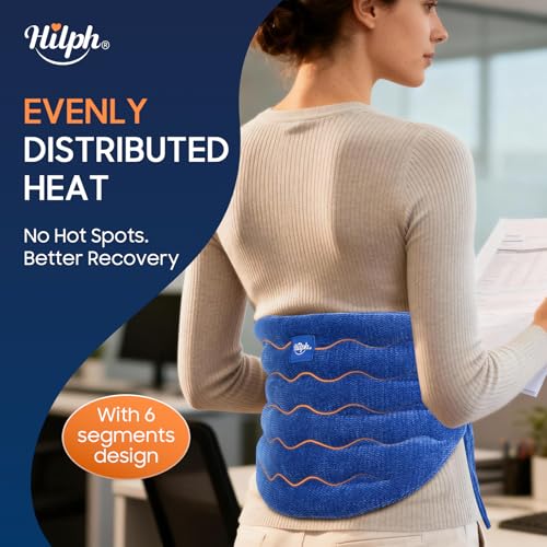 Hilph Microwave Heating Pad for Back, Wearable Moist Heat Therapy Wrap