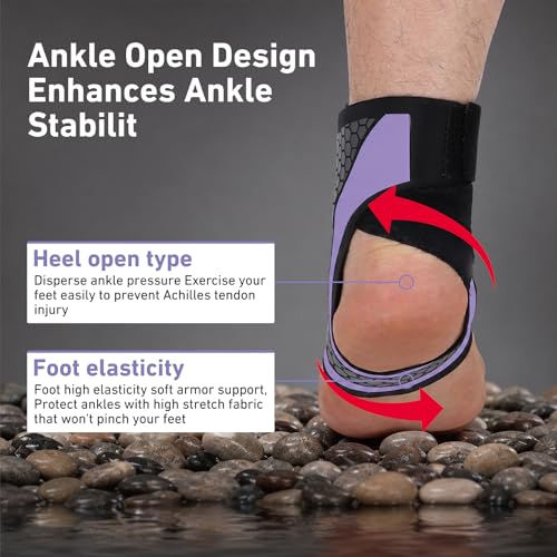 Ankle Brace for Men & Women, Purple, 1 Pc