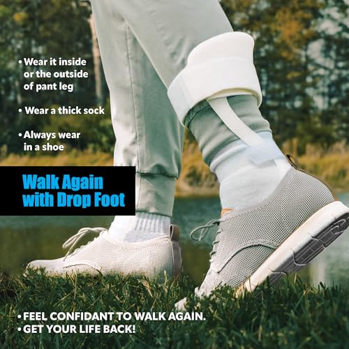 Swedish Deluxe AFO Ankle Brace for Foot Drop, Polyethylene Frame for Women - style: Women Right