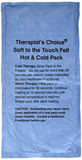 Therapist’s Choice® Soft to The Touch Felt Hot & Cold Pack (11"x22" X-Large) - size: 11"x22" X-Large