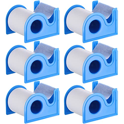 Nuanchu 6 Sets Non Woven Tape with Dispenser 2 Inch 10 Yard