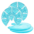 Hot/Cold Breast Gel Ice Packs Breastfeeding Cooling/Heat Pad Pain Relief - color: Blue