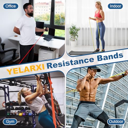 Resistance Bands for Working Out - color: Yellow/Red/Black/Purple, Green/Blue/Yellow/Red/Black