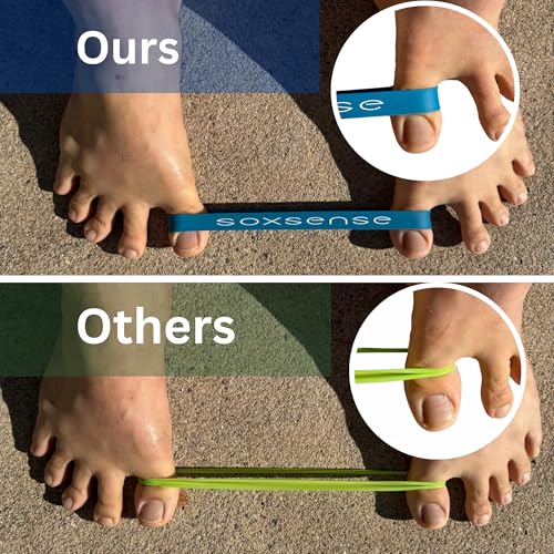 Soxsense Toe Stretcher Bands, Foot Exercise Resistance Bands, 2-Piece Set
