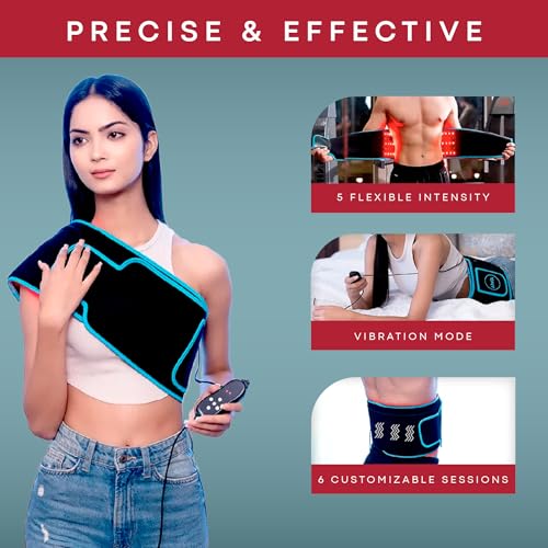 Red Light Therapy Belt, Infrared Heating Pad for Back & Waist, FSA Wearable - color: Standard: Red & Near-infrared Belt