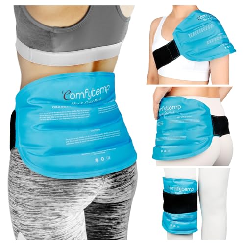 Comfytemp Large Ice Pack for Injuries Reusable Gel Back Pack Pain Relief