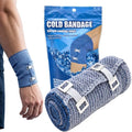 Menthol Cold Compression Wrap, Reusable Ice Tape for Muscle & Joint Support, Cotton Cooling Bandage with Adjustable Buckle for Post-Workout Relief & Outdoor Preparedness
