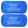 LotFancy Gel Ice Packs, 2pc Reusable Hot Cold Pack for Therapy, Heating Cooling Gel Pad, Pain Relief for Face, Head, TMJ, Wisdom Teeth, Oral Facial Surgery, Sport Injuries, Migraine, Muscle Joint - style: 7.5 x 3.75in (2 Pack for Face Wrap)