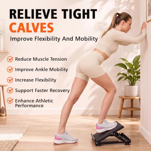 Steel Adjustable Slant Board with Suction Base for Calf Ankle Stretching