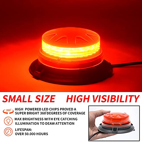Red Led Emergency Strobe Beacon Lights for Car Vehicles 12V 24V 24-LEDs - color: #2 Red