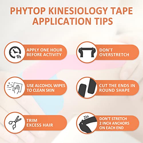 Black Kinesiology Tape Waterproof Jumbo Roll Uncut for Sports & Recovery