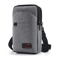 Travel Cell Phone Pouch Belt Pouch, Phone Holster Crossbody Bag with Shoulder Strap for iPhone Case Holder for Hand with Neck Lanyard Smartphone Walking Passport Wallet (Light Grey A) - color: Light Grey A