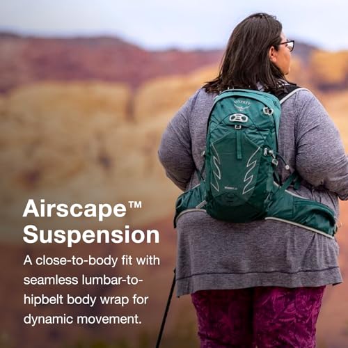 Osprey Tempest 20L Women's Hiking Backpack with Hipbelt, Jasper Green, WXS/S, Extended Fit - color: Jasper Green, size: WXS/S - Extended Fit