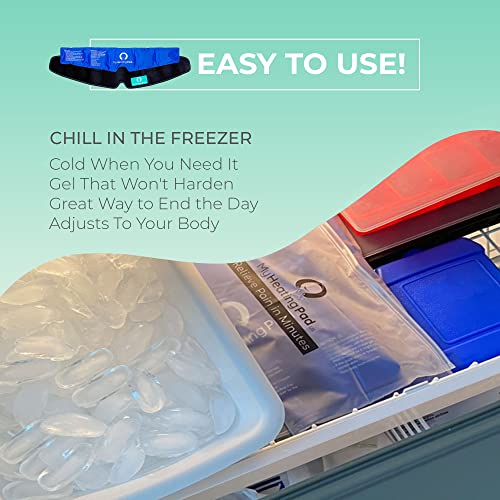 Reusable Head Gel Ice Pack with Adjustable Elastic Band - Head Gel Pack Fits Most Head Sizes - Flexible Ice Packs for Men and Women - Soft Ice Pack with Elastic Band for Convenient Use - 2 Packs - style: Head Gel Ice Pack
