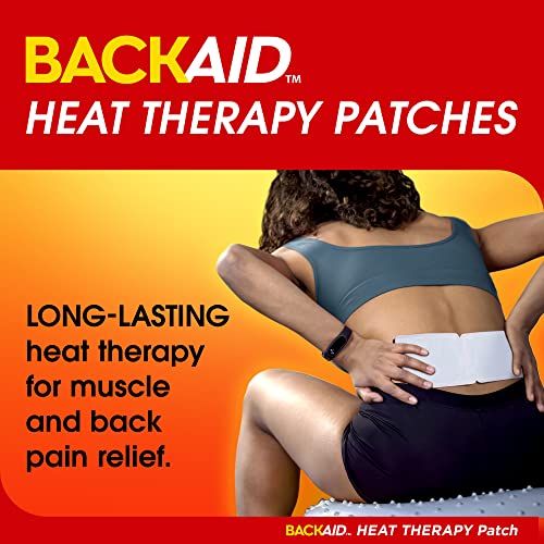 Backaid Heat Therapy Patch, Air-Activated Therapeutic Heat, Wide, 6 Count - size: 6 Count (Pack of 1)