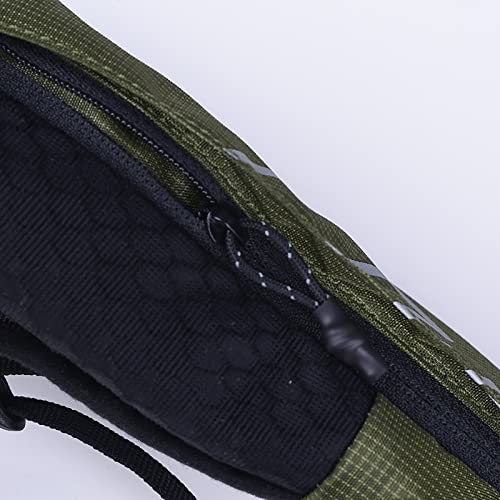 AONIJIE Running Water Bottle Handheld Hydration Pack with 500ml Soft Flask - color: Olive Green