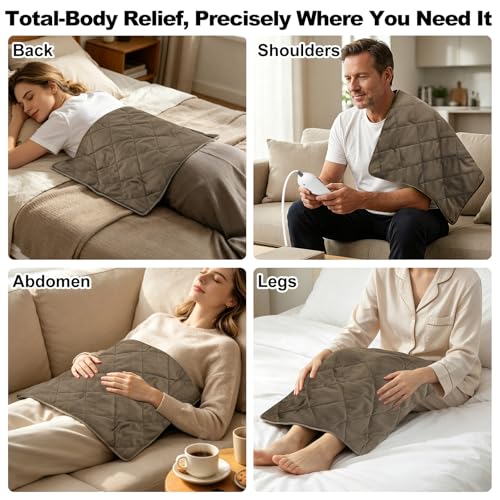 Infrared Weighted Heating Pad 20"×24" for Back Pain,FSA Eligible