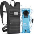 NOOLA Hydration Backpack with 3L Water Bladder, Tactical Pack for Hiking - color: black