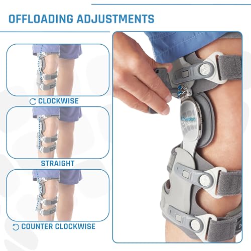Ovation Medical Game Changer Unloader Right Knee Brace - Lightweight, Low Profile OA Knee Brace for Arthritis Pain and Support - Premium Knee Support for Medial and Lateral Knee Pain (Right) - style: Right