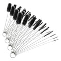 Long Straw Brush, Nylon Pipe Tube Cleaner 8.2-ihch 10 Different Diameters Set of 10 (Pack of 4) - size: 10 piece set (Pack of 4)