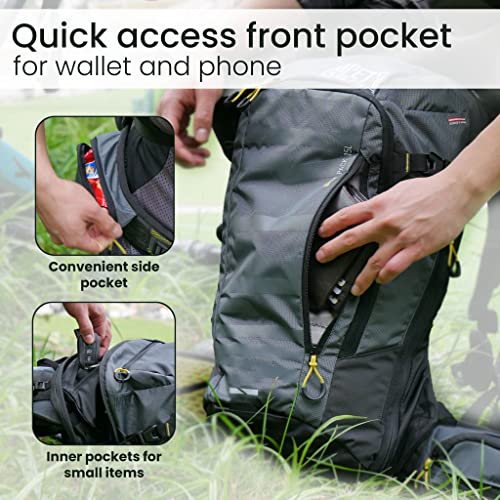 15L Biking Backpack for Men and Women - Large Capacity Hiking Backpack - Water Repellent Mountain bike Backpack - Lightweight and Waterproof Outdoor Backpack for Traveling and Camping - style: Bike Backpack