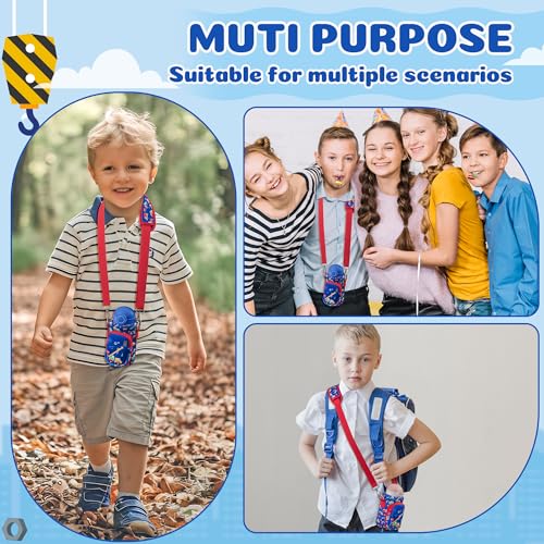 Water Bottle Carrier Bag with Strap for Kids - Water Bottle Bag Holder with Padded Strap Pocket 10/12/14/16/18Oz for Boys Girls School Walking Hiking Camping - style: Cartoon Car