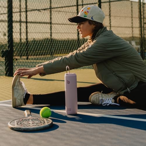 BOTTLE BOTTLE Insulated Water Bottle 24oz with Straw Lid and Handle Sports - color: Light Pink