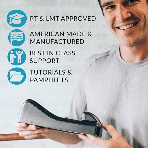 QL Claw Massage Tool for Back Pain Relief – Lower Back Massager & Trigger Point Massage Tool for Back, Hip & Glutes – Portable Manual Muscle Release Device