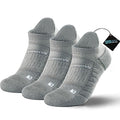 Rahhint Running Ankle socks Coolmax Moisture Wicking & Breathable Cushioned - color: Grey, size: Medium