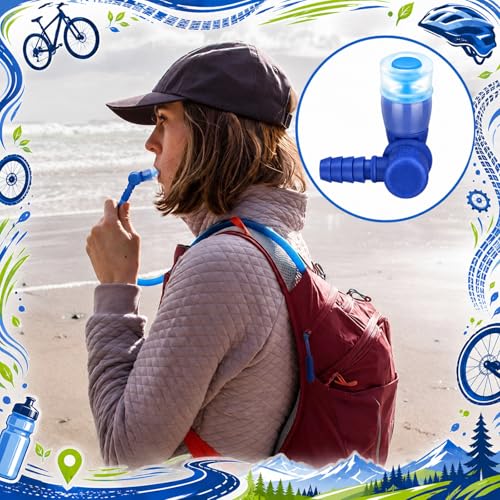 2 Pcs Bite Valve Replacement Bite Valve Nozzles - color: Blue