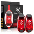 LED Safety Light (2 Pack) with Bonus Items – Clip On Strobe/Running Lights for Runners, Dogs, Bikes, Walking and More - color: Red
