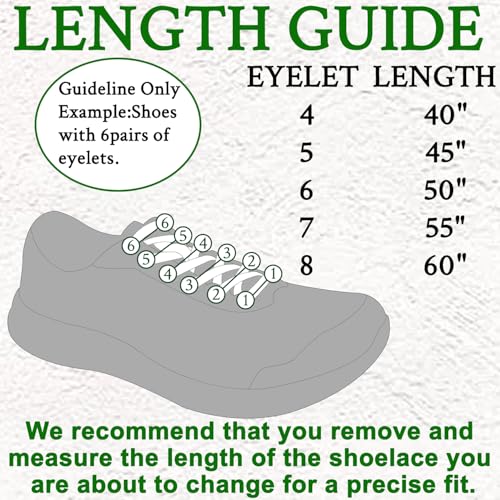 Endoto Shoe Laces for Asics Replacement Shoelaces Strings - color: White, size: 50Inch