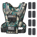 APEXUP Weighted Vest Men, Adjustable Weight Vest for Running - color: Digi Camo, size: With Weights-20lbs
