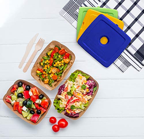 Healthy Packers Ice Packs for Lunch Boxes, Slim Freezer Packs, 10pk Square - color: 10-Pack (Square)