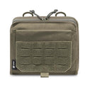 TSPRO Tactical Admin Pouch MOLLE, Clamshell EDC Organizer, Small Tool Pouch - color: Green
