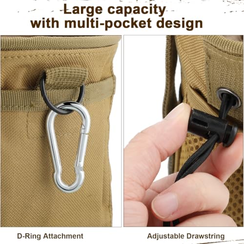 Shappy 3 Pcs Molle Dump Pouch - color: Black, Mud, Military Green, style: Dump Pouch