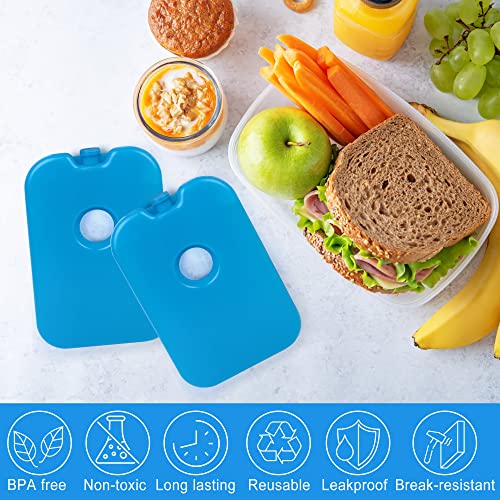 LotFancy Ice Packs for Cooler and Lunch Box, Reusable Freezer Packs - size: 6-Pack