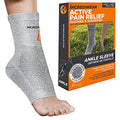Incrediwear Ankle Sleeve – Infrared Ankle Brace for Men and Women - color: Grey, size: X-Large (Pack of 1)