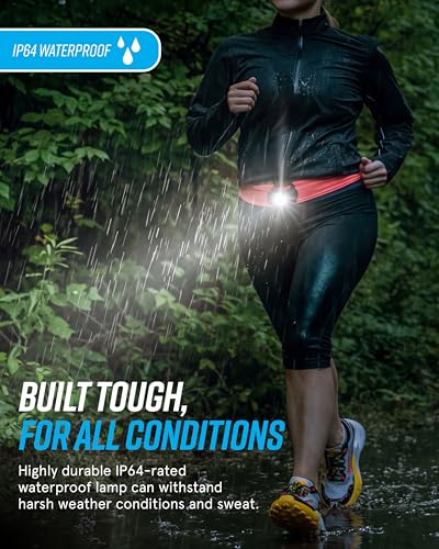 noxgear Nomad Clip-On Running Light 500 Lumen Wearable Flashlight