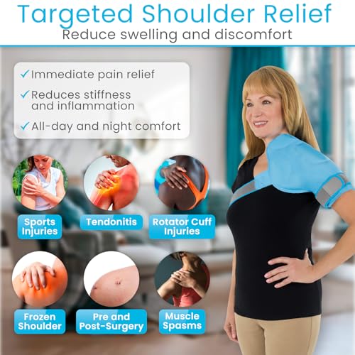 Arctic Flex Shoulder Ice Pack Wrap - Rotator Cuff Cold Therapy for Pain