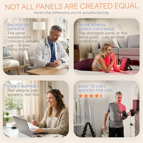 Lifepro Bioheal Red Light Therapy Panel 90 &120 Dual Chip LED - size: Small