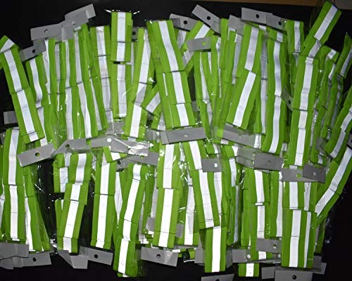 High Visibility Reflective Night Running Walking Elastic Strap Wristbands Ankle Bands Armbands Safety for Cycling Walking Running Camping Sports-Fits Women, Men & Kids - color: 8 Pairs / 16 Bands