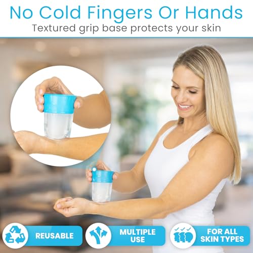Arctic Flex Ice Roller for Face, Eyes & Neck (2 Pack) - Facial Ice Cube