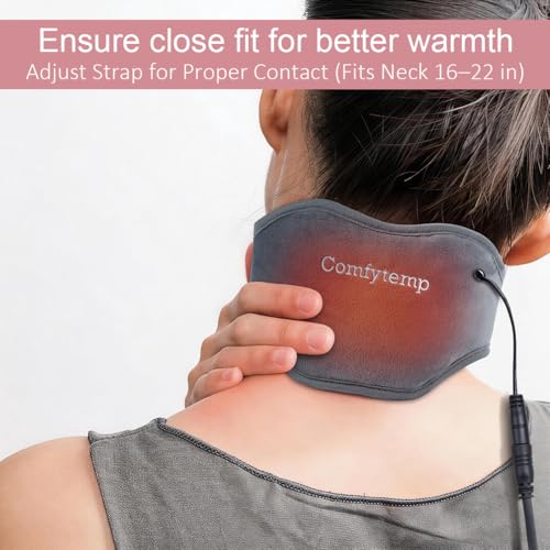 Neck Heating Pad, USB Wearable Heating Pad, Heated Neck Wrap for Warmth