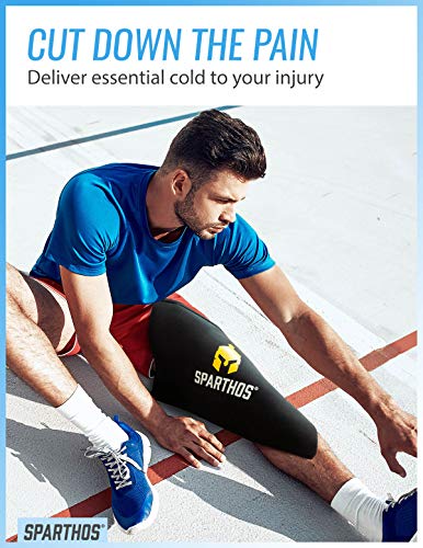 Sparthos Reusable Hot Cold Gel Ice Pack, Pain Relief - XL + Cover - size: X-Large, style: Pack of 1 + Cover