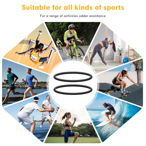 2 Pcs Patellar Tendon Support Strap, Knee Band for Knee Pain Relief, Patella Bands for Basketball, Running, Tennis, Soccer and Hiking, Silicone Knee Brace for Women and Men, Includes Storage Bag