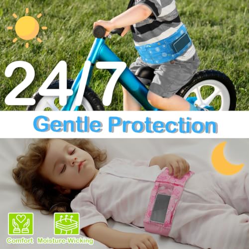 iGuerburn Insulin Pump Belt for Kids, Diabetic Pump Belt for T1D Children - size: S:17"-25"(Pink)