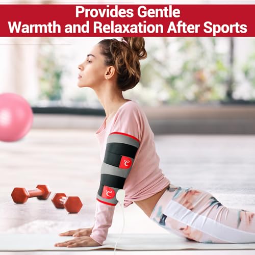 Comfytemp Leg Heating Pad, Wearable Heat Wrap for Knee/Thighs/Calf (S/M) - size: Small