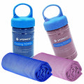 YQXCC 2 Pack Cooling Towels (47"x12"), Ice Cool Towel for Neck & Face - color: Dark Blue/Pink